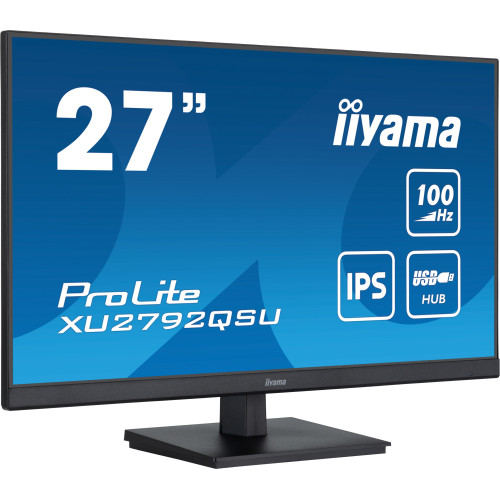 iiyama ProLite monitor de ecrã 68,6 cm (27") 2560 x 1440 pixels Quad HD LED Preto