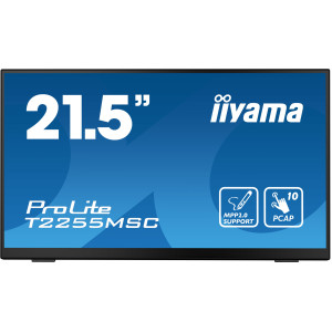 iiyama ProLite T2255MSC-B1 monitor de ecrã 54,6 cm (21.5") 1920 x 1080 pixels Full HD LCD Ecrã táctil Preto 2