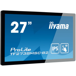 iiyama ProLite TF2738MSC-B2 monitor de ecrã 68,6 cm (27") 1920 x 1080 pixels Full HD LED Ecrã táctil Multi-utilizador Preto