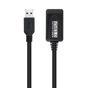Nanocable 10.01.0311 cabo USB USB 3.2 Gen 1 (3.1 Gen 1) 5 m USB A Preto 2