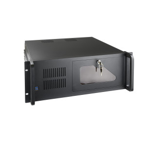 TooQ RACK-406N-USB3 armário rack 4U Rack de pendurar na parede Preto
