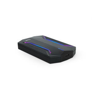 TooQ TQE-2599RGB Caixa para Discos Rígidos Compartimento HDD SSD Preto 2.5" 2