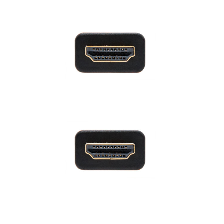 Nanocable 10.15.3700 cabo HDMI 0,5 m HDMI Type A (Standard) Preto