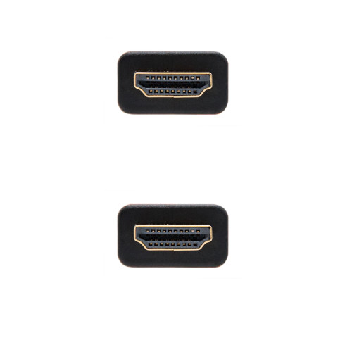 Nanocable 10.15.3700 cabo HDMI 0,5 m HDMI Type A (Standard) Preto Nanocable 10.15.3700 cabo HDMI 0,5 m HDMI Type A (Standard) Preto