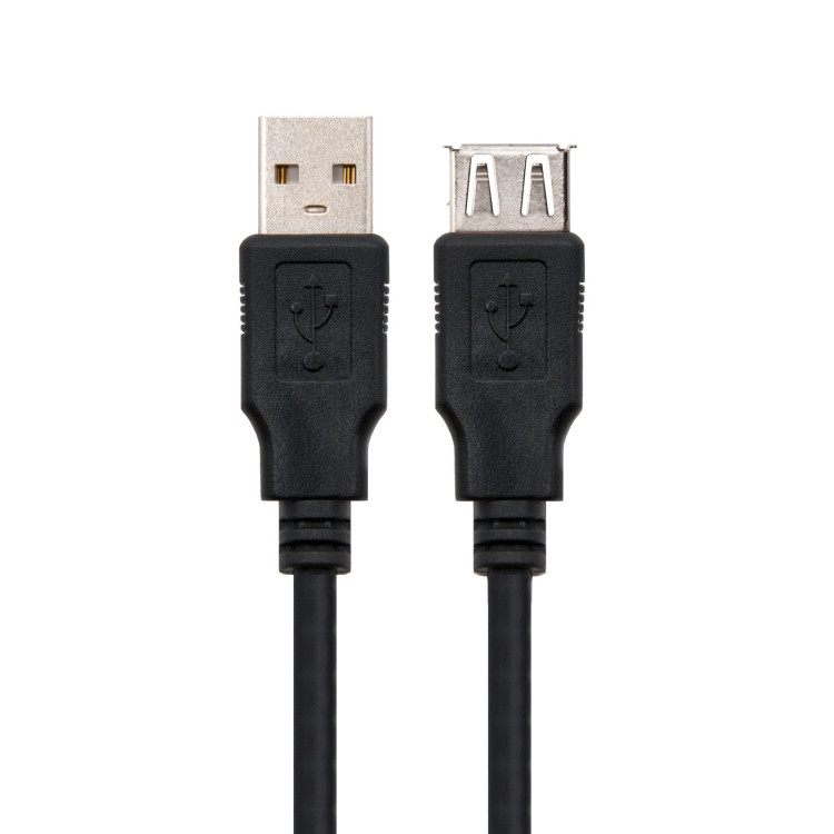 Nanocable 10.01.0204-BK cabo USB USB 2.0 3 m USB A Preto