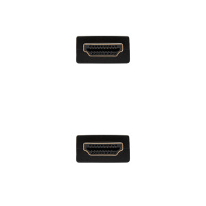 Nanocable 10.15.1702 cabo HDMI 1,8 m HDMI Type A (Standard) Preto