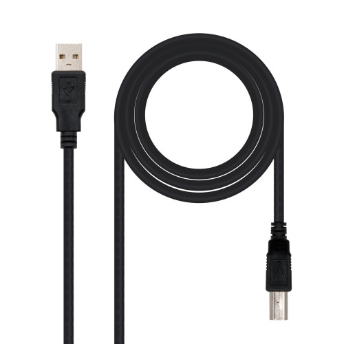Nanocable 10.01.0103-BK cabo USB USB 2.0 1,8 m USB A USB B Preto Nanocable 10.01.0103-BK cabo USB USB 2.0 1,8 m USB A USB B Preto