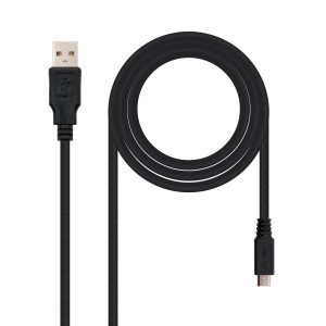 Nanocable 10.01.0501 cabo USB USB 2.0 1,8 m USB A Micro-USB B Preto 2