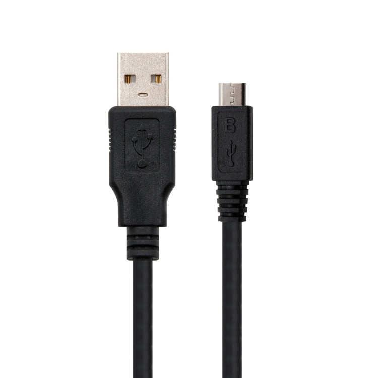 Nanocable 10.01.0501 cabo USB USB 2.0 1,8 m USB A Micro-USB B Preto