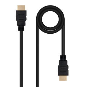 Nanocable 10.15.3801 cabo HDMI 1 m HDMI Type A (Standard) Preto