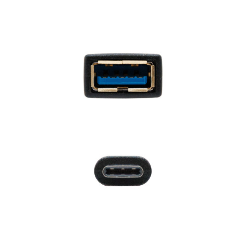 Nanocable USB 3.1, 0.15m cabo USB USB 3.2 Gen 2 (3.1 Gen 2) 0,15 m USB A USB C Preto Nanocable USB 3.1, 0.15m cabo USB USB 3.2 Gen 2 (3.1 Gen 2) 0,15 m USB A USB C Preto