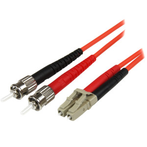 StarTech.com 50FIBLCST1 Cabo InfiniBand Fibra Ótica 1 m LC ST Laranja