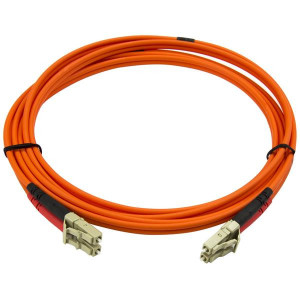 StarTech.com 50FIBLCLC2 Cabo InfiniBand Fibra Ótica 2 m LC Laranja 2