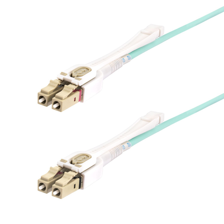 StarTech.com 450FBLCLC5PP Cabo InfiniBand Fibra Ótica 5 m LC LOMM Cor aqua