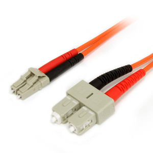 StarTech.com FIBLCSC2 Cabo InfiniBand Fibra Ótica 2 m LC SC Laranja