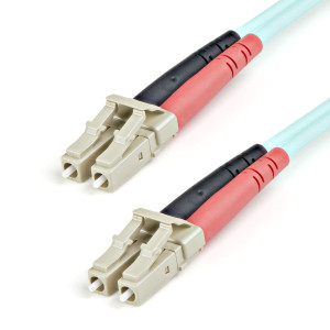 StarTech.com A50FBLCLC1 Cabo InfiniBand Fibra Ótica 1 m LC Cor aqua
