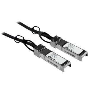 StarTech.com Cabo Twinax anexado direto passivo 10 Gigabit Ethernet (10GbE) SFP+ compatível com Cisco SFP-H10GB-CU2M- 2 m