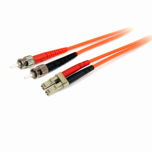 StarTech.com FIBLCST2 Cabo InfiniBand Fibra Ótica 2 m LC ST Laranja