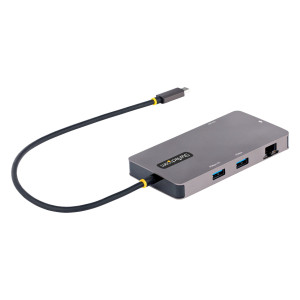StarTech.com 120B-USBC-MULTIPORT base & duplicador de portas Com fios USB 3.2 Gen 1 (3.1 Gen 1) Type-C Cinzento 2