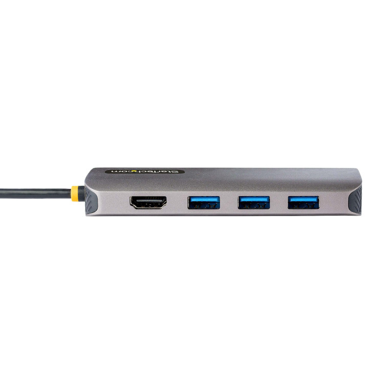 StarTech.com 115B-USBC-MULTIPORT base & duplicador de portas Com fios USB 3.2 Gen 1 (3.1 Gen 1) Type-C Cinzento