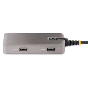StarTech.com 103B-USBC-MULTIPORT base & duplicador de portas Com fios USB 3.2 Gen 2 (3.1 Gen 2) Type-C Cinzento 2