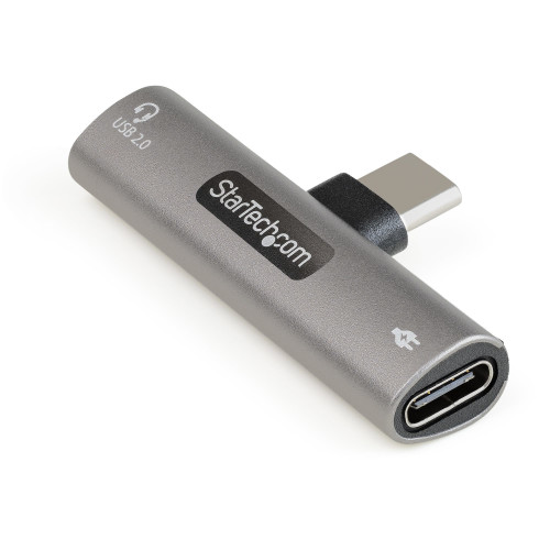 StarTech.com CDP2CAPDM base & duplicador de portas USB 2.0 Type-C Prateado