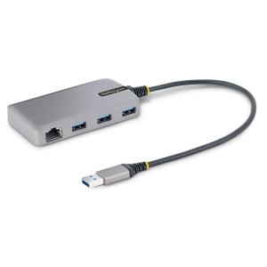 StarTech.com 5G3AGBB-USB-A-HUB base & duplicador de portas Com fios USB 3.2 Gen 1 (3.1 Gen 1) Type-A Cinzento 2