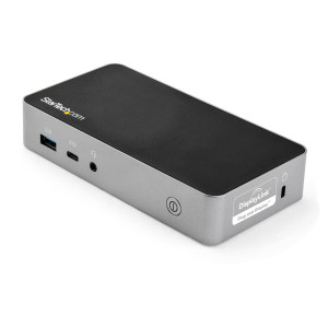 StarTech.com Dock USB-C - Estação de encaixe para portátil HDMI de 1080p com monitor duplo - Fornecimento de energia de 60W -
