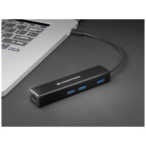 Conceptronic DONN07B base & duplicador de portas USB 3.2 Gen 1 (3.1 Gen 1) Type-C Preto Conceptronic DONN07B base & duplicador de portas USB 3.2 Gen 1 (3.1 Gen 1) Type-C Preto