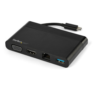 StarTech.com DKT30CHVCM base & duplicador de portas Com fios USB 3.2 Gen 1 (3.1 Gen 1) Type-C Preto