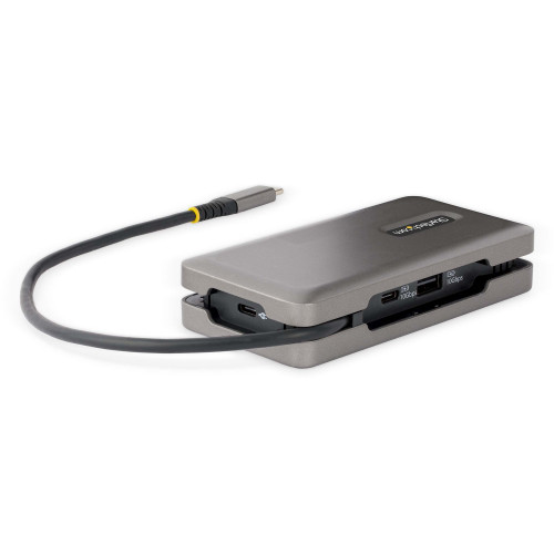 StarTech.com DKT31CVHPD3 base & duplicador de portas Com fios USB 3.2 Gen 2 (3.1 Gen 2) Type-C Cinzento