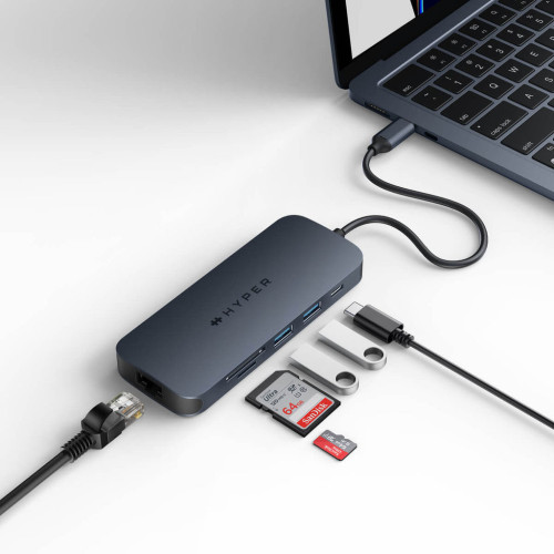 Targus HD4004GL base & duplicador de portas USB Type-C Azul Targus HD4004GL base & duplicador de portas USB Type-C Azul