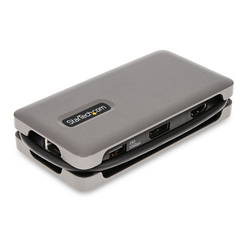 StarTech.com DKT31CDHPD3 base & duplicador de portas Com fios USB 3.2 Gen 2 (3.1 Gen 2) Type-C Cinzento StarTech.com DKT31CDHPD3 base & duplicador de portas Com fios USB 3.2 Gen 2 (3.1 Gen 2) Type-C Cinzento