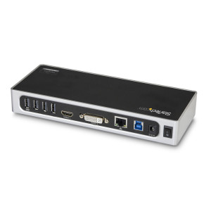 StarTech.com DK30ADD base & duplicador de portas Com fios USB 3.2 Gen 1 (3.1 Gen 1) Type-B Preto, Prateado 2