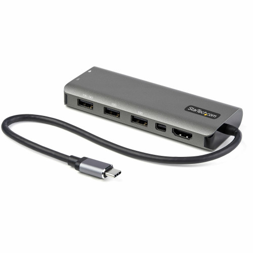 StarTech.com Adaptador multiportas USB C - USB-C para HDMI ou Mini DisplayPort de 4K 60Hz, Passagem de Fornecimento de energia StarTech.com Adaptador multiportas USB C - USB-C para HDMI ou Mini DisplayPort de 4K 60Hz, Passagem de Fornecimento de energia