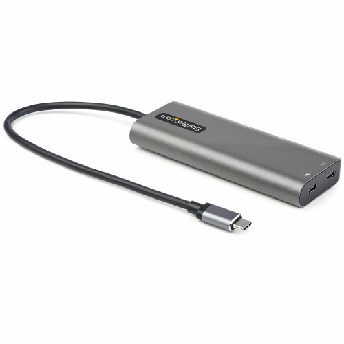 StarTech.com Adaptador multiportas USB C - USB-C para HDMI ou Mini DisplayPort de 4K 60Hz, Passagem de Fornecimento de energia StarTech.com Adaptador multiportas USB C - USB-C para HDMI ou Mini DisplayPort de 4K 60Hz, Passagem de Fornecimento de energia
