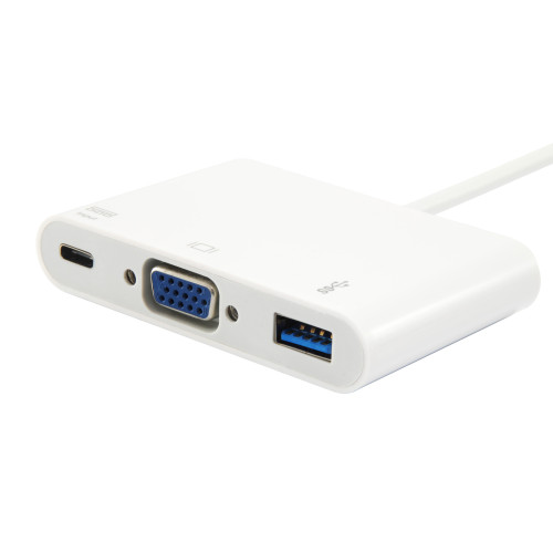 Equip Adaptador USB-C para VGA (HD15), USB-A, 60W USB PD Equip Adaptador USB-C para VGA (HD15), USB-A, 60W USB PD