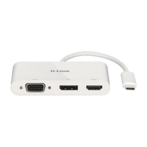 D-Link DUB-V310 base & duplicador de portas Com fios USB 3.2 Gen 1 (3.1 Gen 1) Type-C Branco 2