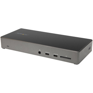 StarTech.com Dock USB C - Estação de encaixe USB Type-C de monitor de 4K triplo - Fornecimento de energia de 100 W - DP 1.4 Alt