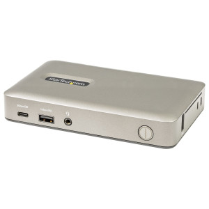 StarTech.com DKM30CHDPDUE base & duplicador de portas Com fios USB 3.2 Gen 1 (3.1 Gen 1) Type-C Cinzento