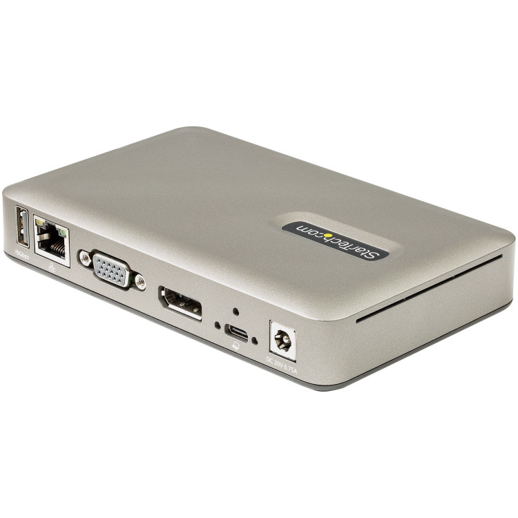 StarTech.com DKM30CHDPDUE base & duplicador de portas Com fios USB 3.2 Gen 1 (3.1 Gen 1) Type-C Cinzento