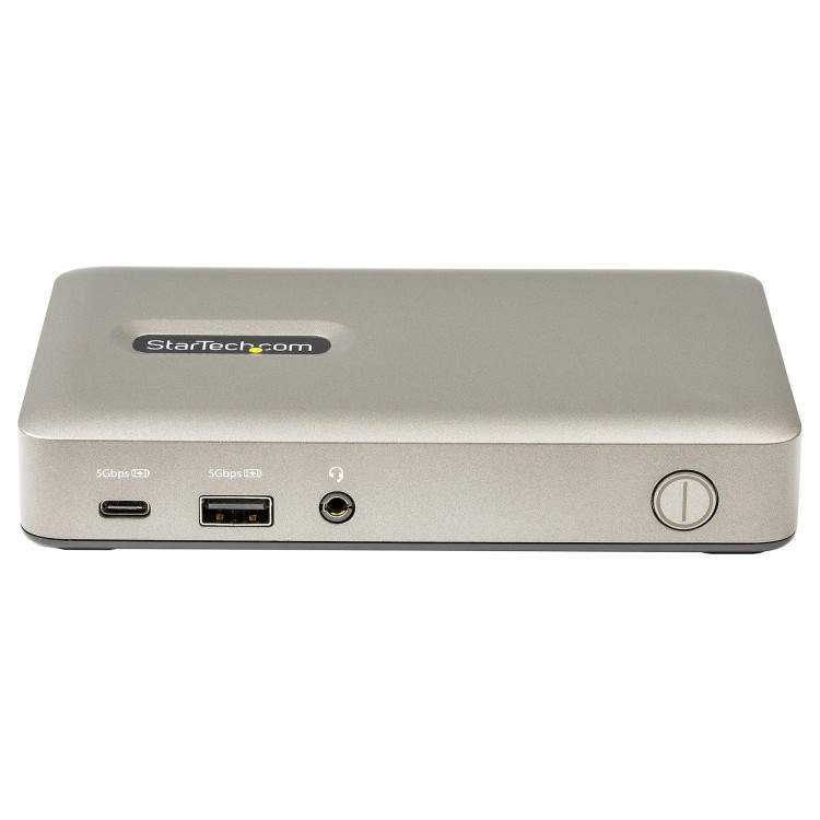 StarTech.com DKM30CHDPDUE base & duplicador de portas Com fios USB 3.2 Gen 1 (3.1 Gen 1) Type-C Cinzento