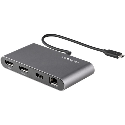 StarTech.com TB3DKM2DPL base & duplicador de portas Com fios Thunderbolt 3 Cinzento StarTech.com TB3DKM2DPL base & duplicador de portas Com fios Thunderbolt 3 Cinzento