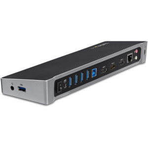 StarTech.com Estação de encaixe USB 3.0 de monitor triplo - 1x HDMI - 2x DisplayPort
