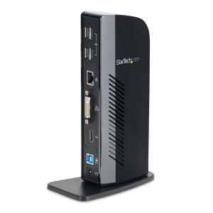 StarTech.com Docking station USB 3.0 de monitor duplo com HDMI - DVI - 6 x portas USB 2