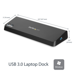 StarTech.com Docking station USB 3.0 de monitor duplo com HDMI e DisplayPort de 4K 2