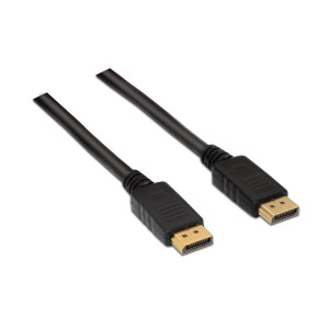 AISENS A124-0130 cabo DisplayPort 3 m Preto