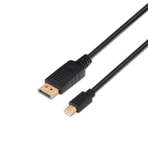 AISENS A124-0132 cabo DisplayPort 3 m Mini DisplayPort Preto