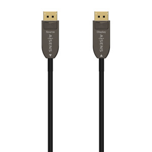 AISENS A155-0608 cabo DisplayPort 20 m Preto