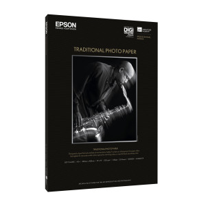 Epson Traditional Photo Paper, DIN A2, 330g m², 25 Folhas 2